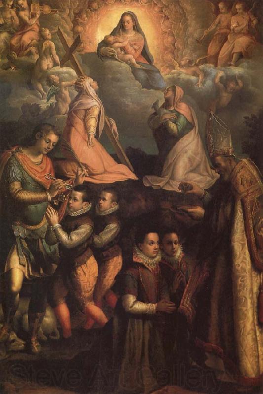 Lavinia Fontana The consagracion to the Virgin one Spain oil painting art